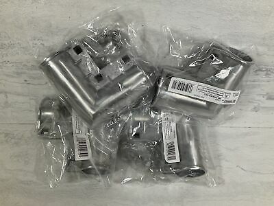 (4-pk) Chain Link Fence Gate Elbow w/ Nut & Bolt1-3/8 in. x 1-3/8 in. Metal (6922811277495)